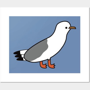 Cute Seagull - Kawaii Seagull Posters and Art